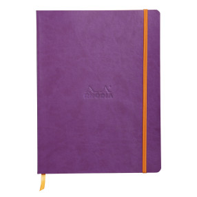 Rhodia Softcover Notebook - Large - Purple - Dotted